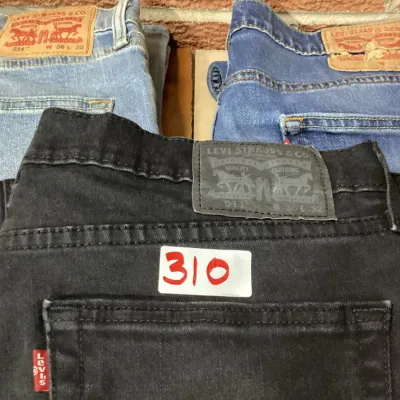 Lot of 3 Men's Levi's Jeans Size 36x32 - 511 & 514 Styles