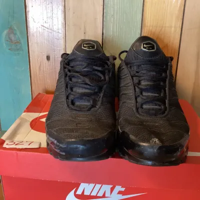 Nike Air Max Plus 'Triple Black' Sneakers - Men's Size 11