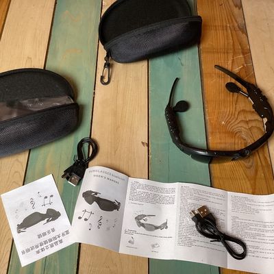 Pair of Bluetooth Wireless Smart Sunglasses with Cases
