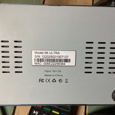 SuperBOX S6 Ultra Media Streaming Box with Remote and Cables