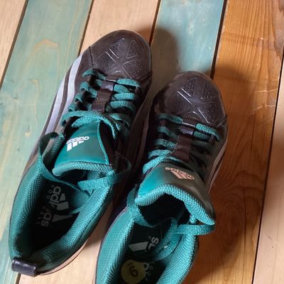 Adidas Football Cleats Green and Black Size 9.5