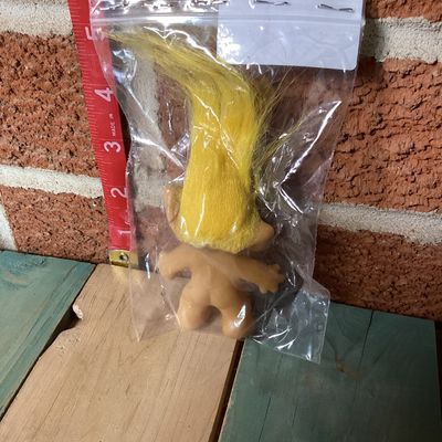 Vintage Troll Doll with Yellow Hair