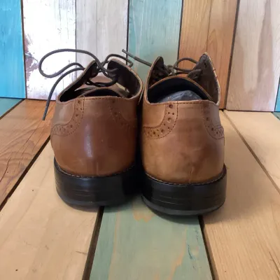 Stacy Adams Men's Leather Cap Toe Oxford Dress Shoes Size 11 M