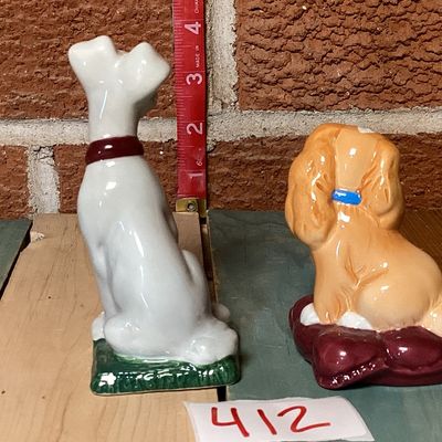 Disney Lady and the Tramp Ceramic Salt and Pepper Shakers Set