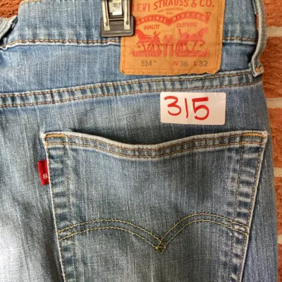 Levi's 514 & Old Navy Slim Jeans Lot of 2 Size 36