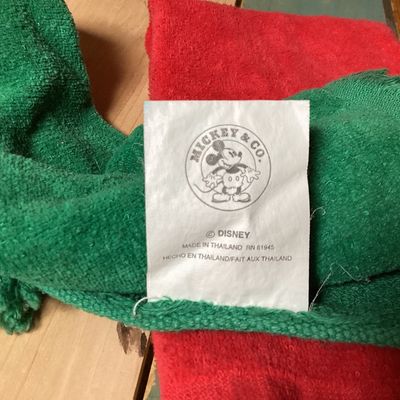 Vintage Disney Mickey Mouse Umbrella & Hand Towels Set