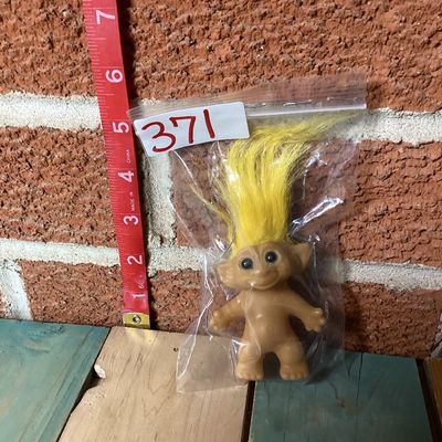 Vintage Troll Doll with Yellow Hair