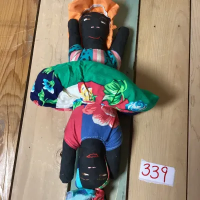Vintage Handmade Topsy-Turvy Flip Doll