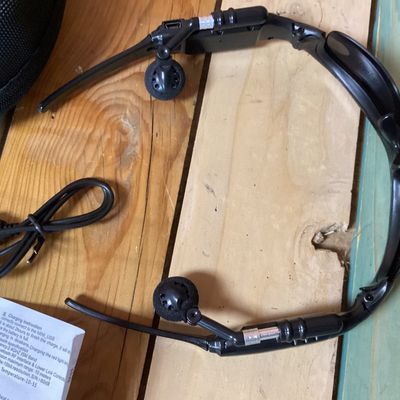 Pair of Bluetooth Wireless Smart Sunglasses with Cases