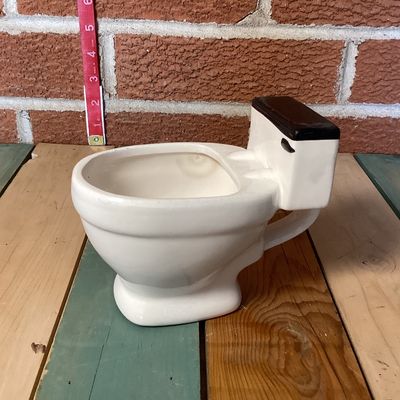 Typo Ceramic Toilet Mug with Novelty Swirl Detail