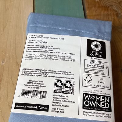 Made By Design King Sheet Set & Better Homes & Gardens Pillowcase Set