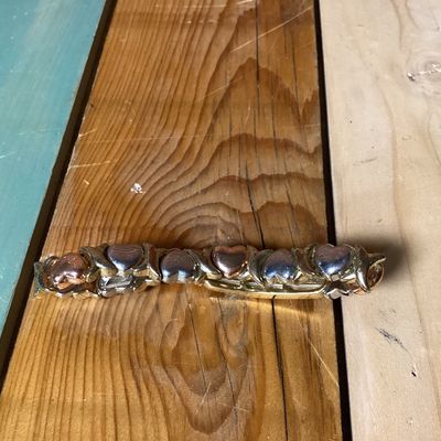 "Come Holy Spirit" Tri-Tone Heart and Hugs (XOXO) Link Bracelet