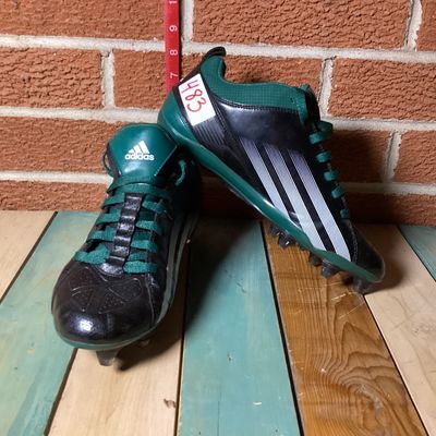 Adidas Football Cleats Green and Black Size 9.5