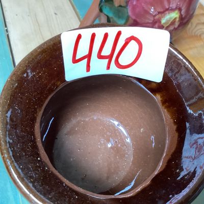 Vintage Mexican Hand-Painted Clay Mugs - Set of 3