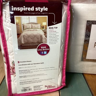 Posh Home Cal King Sheet Set & Better Homes and Gardens Standard Shams