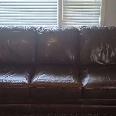 Leather 3-Seat Sofa 