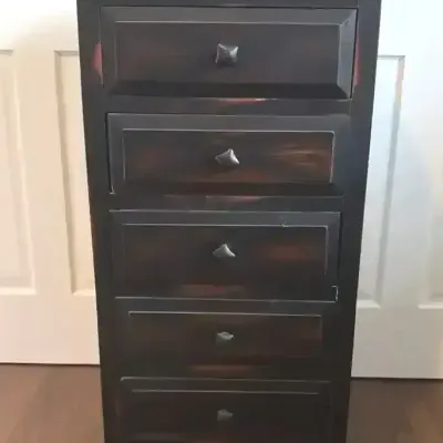Small Wood 4-drawer Dresser