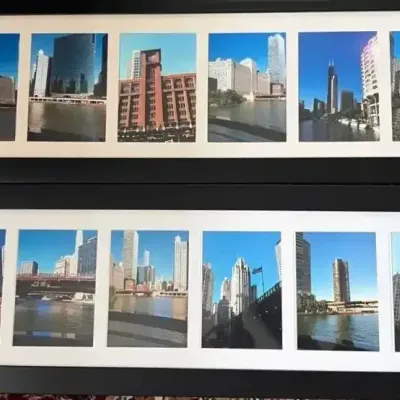 2 Framed Chicago Architecture Photo Series (6 Photos Each)