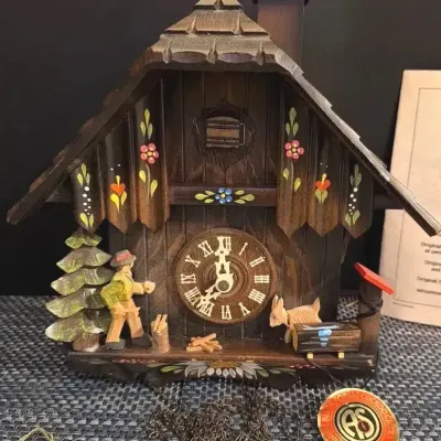 Black Forest Cuckoo Clock Bought In Germany & Music Box 