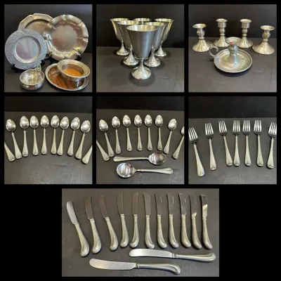 Large Pewter Lot
