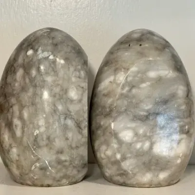 Vintage Marble Bookends