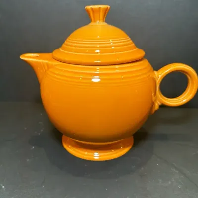 Orange Fiesta Ware Pitcher