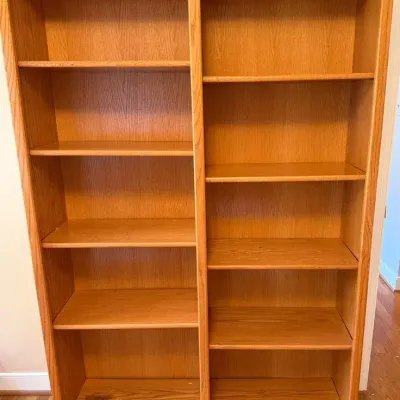 6’ Double Bookcase