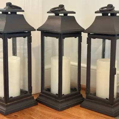 Solid Metal Candle Lanterns