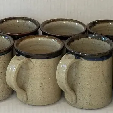 Set Of “The Poddery” Handmade Mugs