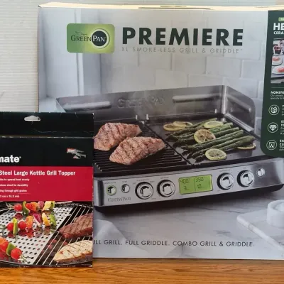 GreenPan Premier XL Smokeless Grill + Griddle