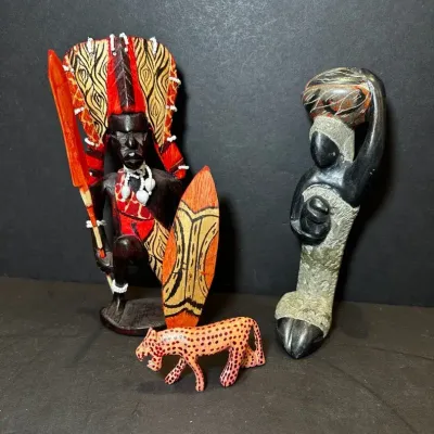 Hand Carved African Sculptures 