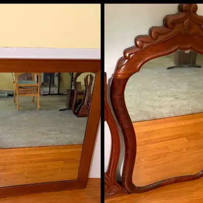 Pair Of Vintage Mirrors
