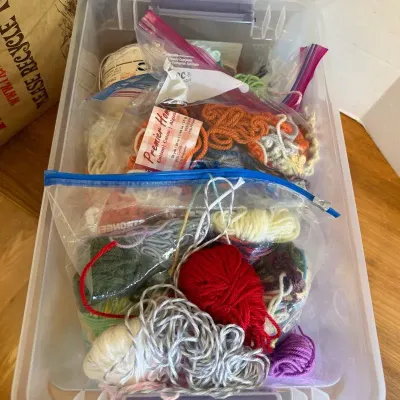 Lot Of Yarn and Accessories