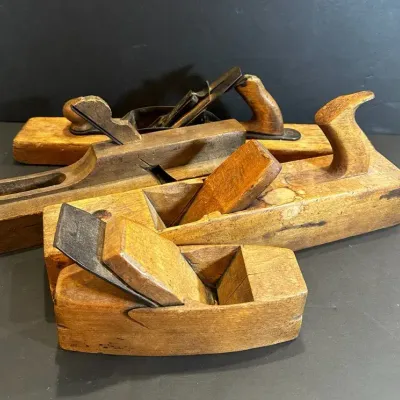 4 Antique Wood Planers