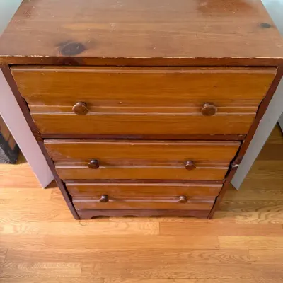 Vintage 3 Drawer Slim Dresser