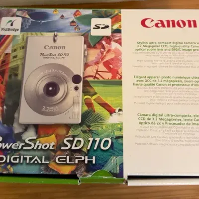 Canon PowerShot Digital ELPH with Box