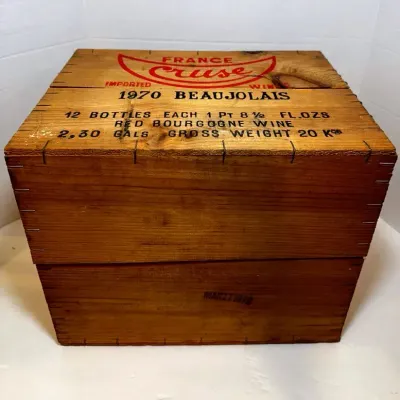 France Cruse Wine Crate