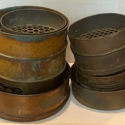 Vintage Metal Test Sieves