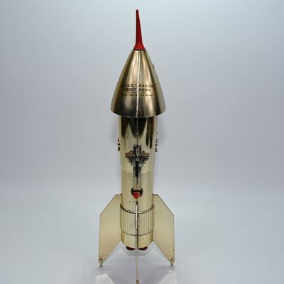 Coin Bank - A Rocket Mechanical Bank