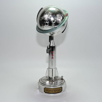 Coin Bank - A Mechanical Bank Commenorating John Glenn's Triple Earth Orbit 1962