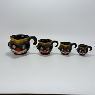Set of 4 Clown Cups