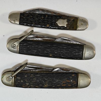 Lot of 3 - Camillus Pocket Knives