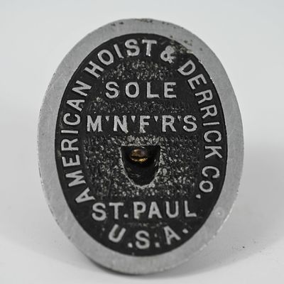 American Hoist & Derrick Co Say Genuine Crosby Advertising Paperweight