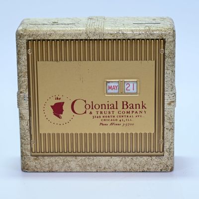Coin Bank - Colonial Bank & Trust Company Chicago Still Coin Bank