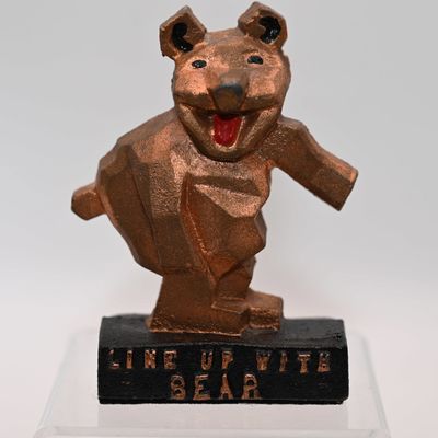 Bear Safety Service Automotive Advertising Paperweight