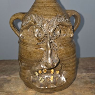 Sale Photo Thumbnail #291: W.T. McLennan 1990 Double Face Politician Jug