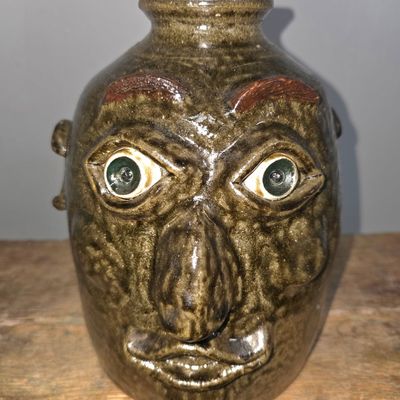 Sale Photo Thumbnail #255: 2006 Michael Boswell Meaders Homeplace Face Jug