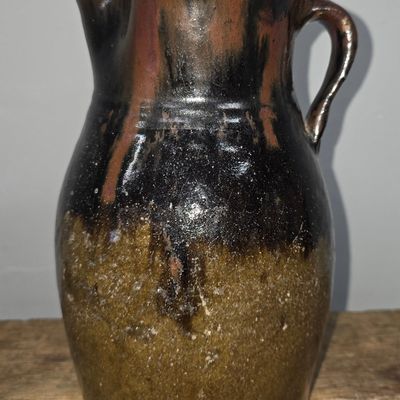 Sale Photo Thumbnail #15: Cleburne County Alabama Double Dipped Pitcher
