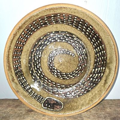 Sale Photo Thumbnail #175: Steven Ferrell Edgefield SC Snake Plate
