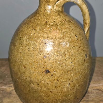 Sale Photo Thumbnail #75: Scarce 1830s Crawford Co. James Long 1/2' Gal Jug